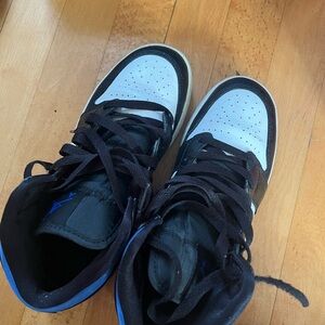 Nike Kids Shoes Black and Blue